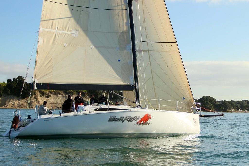 Bullrush pictured at the start of the Evolution Sails Sail Noumea 2012 race © Richard Gladwell www.photosport.co.nz